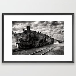 Steam Train, Cumbres & Toltec Railroad, New Mexico Framed Art Print