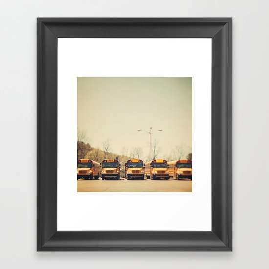 School Days Framed Art Print