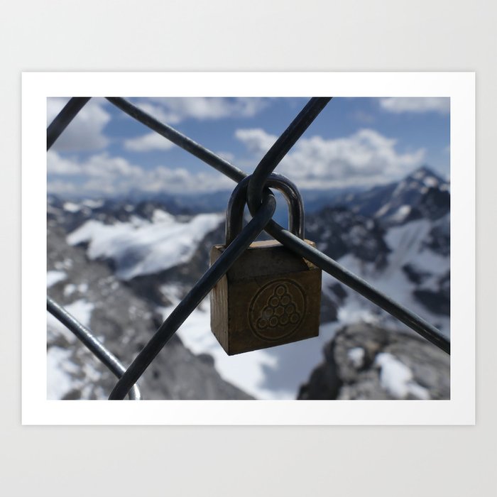 UNLOCK THE WORLD Art Print