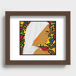 Daughter of the King (White) Recessed Framed Print