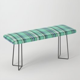 Plaid // Cool Mint Bench