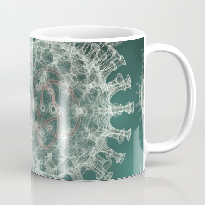 "CLUSTERS OF VIRUS" COOL MICROSCOPIC PHOTO...Micro Coffee Mug