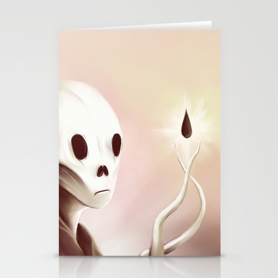 oil worshipper Stationery Cards