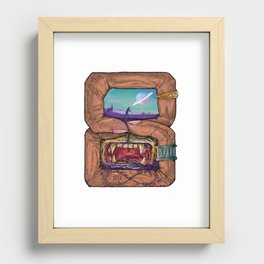 Number Eight Recessed Framed Print