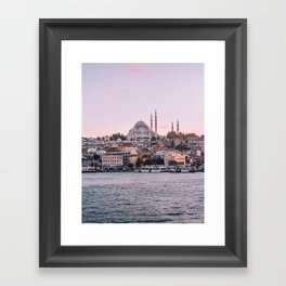 Dreamy Istanbul Framed Art Print