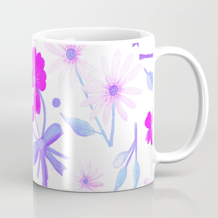 Pretty Pink Spring Floral Coffee Mug