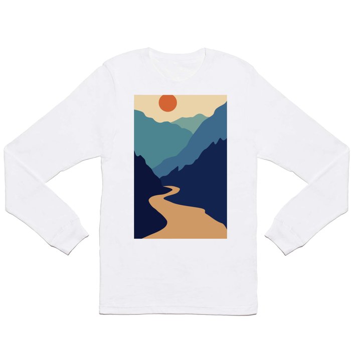 Mountains & River II Long Sleeve T Shirt