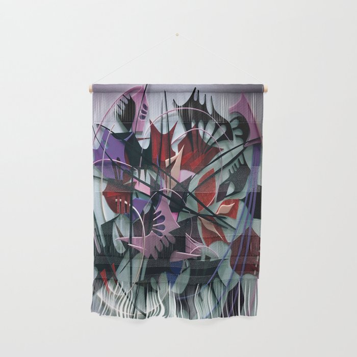 Modern Gothic- Abstract Mixed Media Wall Hanging