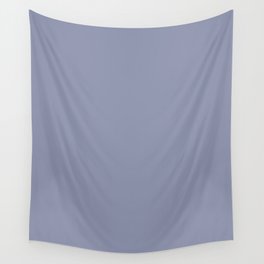 Gray-Blue - solid color Wall Tapestry