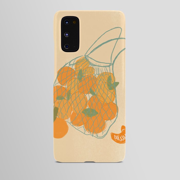 Orange & Clementine Android Case