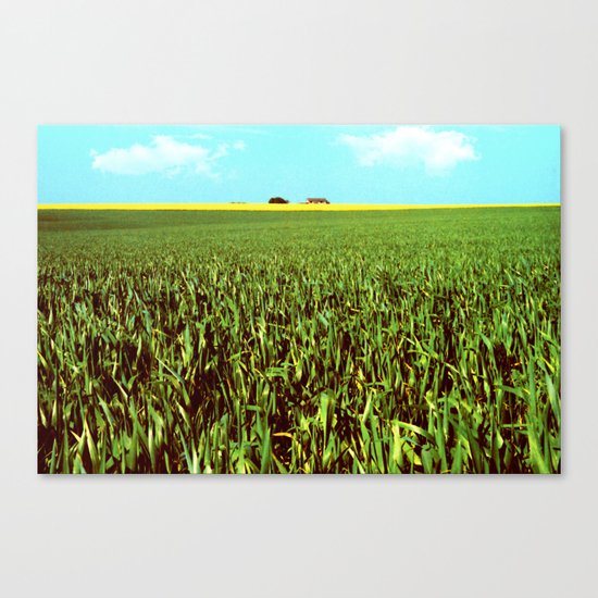 High Plains Crop Canvas Print