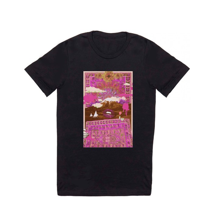 MORNING PSYCHEDELIA (Purple/pink) T Shirt
