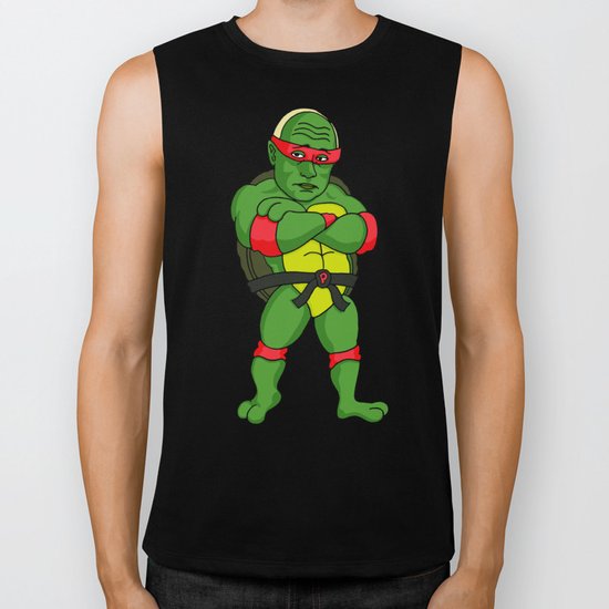 Teenage Putin Ninja Turtle Biker Tank