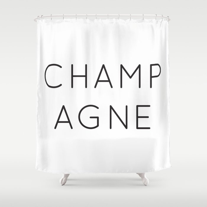 Champagne Shower Curtain By Twoifbysea Society6 Champagne Shower Curtain