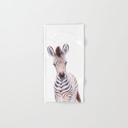 Little Zebra, Safari Baby Animals, Cute Nursery Animals Kids Room Playroom Decor Hand & Bath Towel