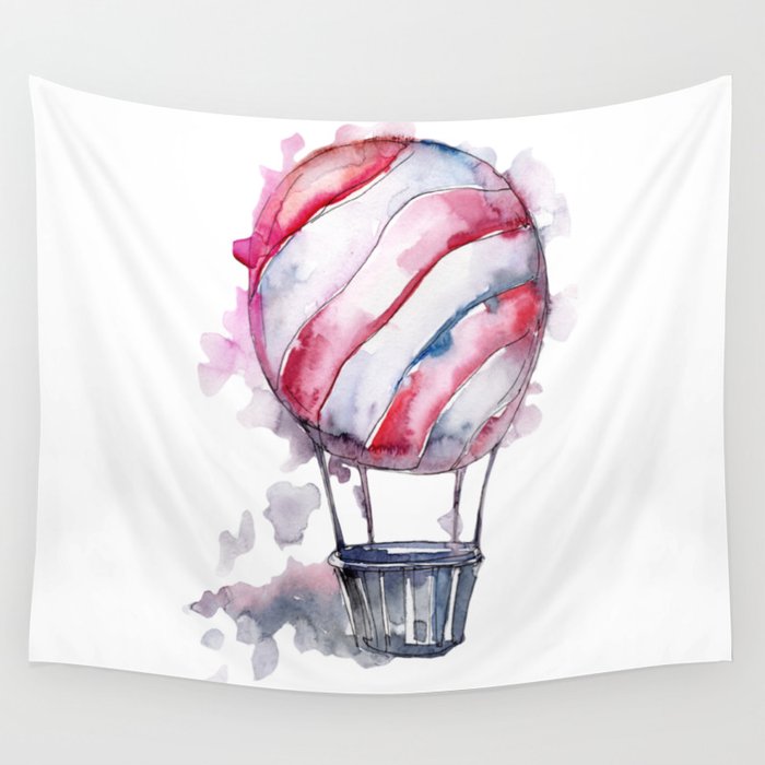 Hot air balloon tapestry deals