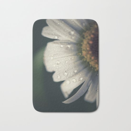 Raindrops on Petals Bath Mat