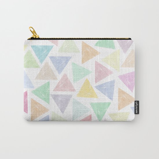 Colorful Geometric Patterns Carry-All Pouch