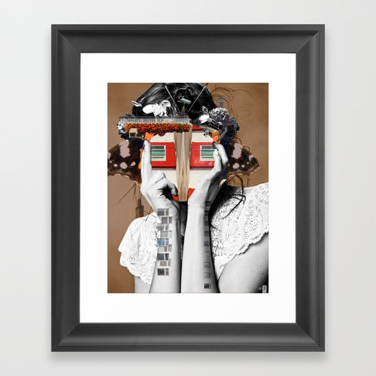 Crazy Woman - Lisa Lara Bella Framed Art Print