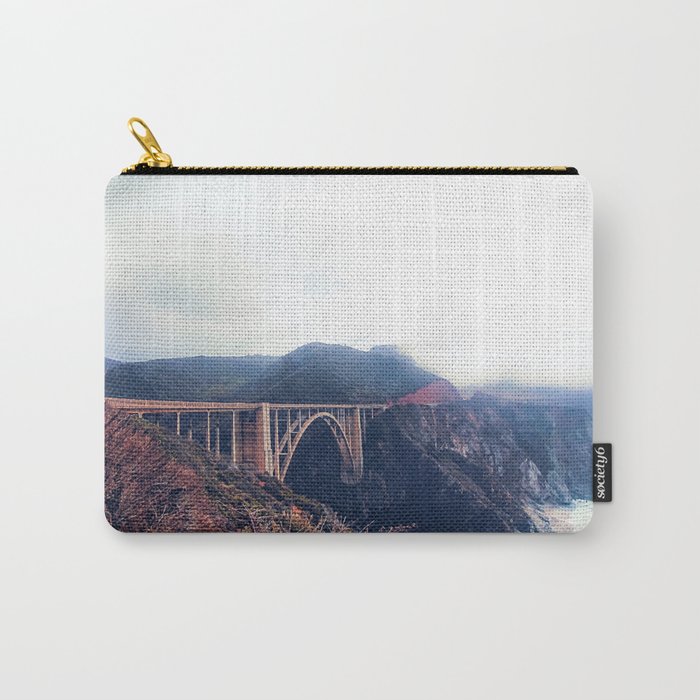 beautiful landscape at Bixby bridge, Big Sur, California, USA Carry-All Pouch