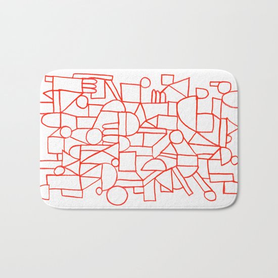 Rad lines Bath Mat