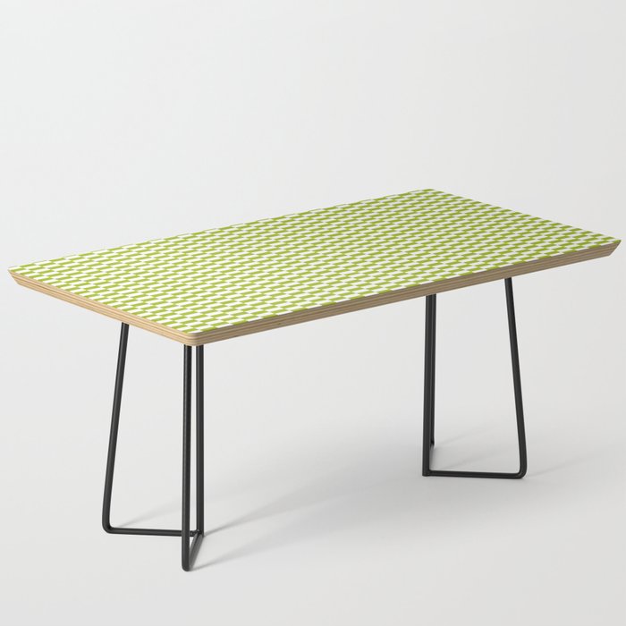 Retro Modern Japanese Tile Spring Green Coffee Table