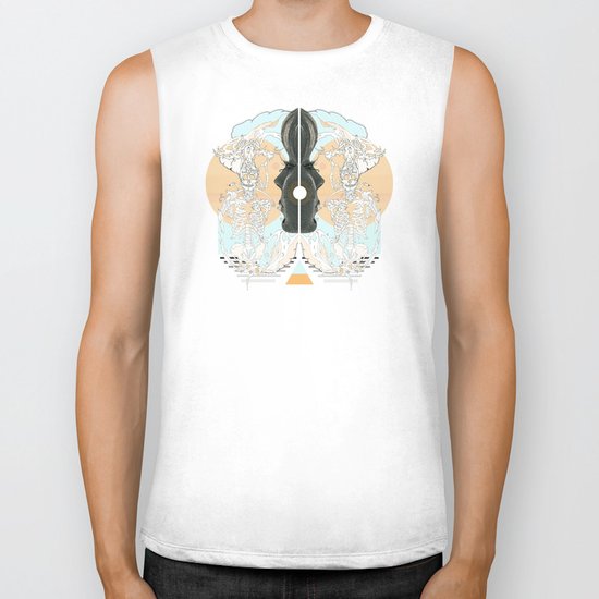 el centro pastel Biker Tank
