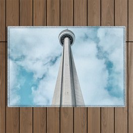 Canada Photography - Beneath The CN Tower Outdoor Rug