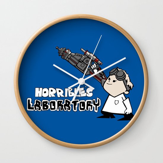 Horrible's Laboratory Wall Clock