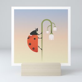 The lady bug Mini Art Print