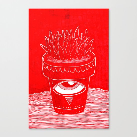 suculenta espacial Canvas Print