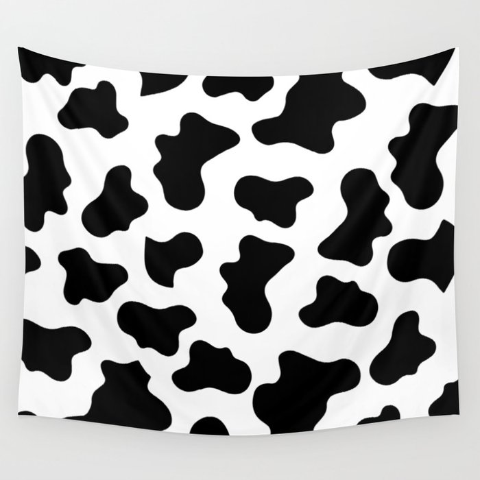Moo Cow Print Wall Tapestry
