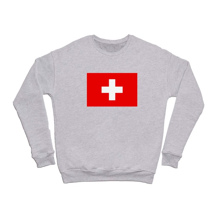 Flag of Switzerland - Swiss Flag Crewneck Sweatshirt