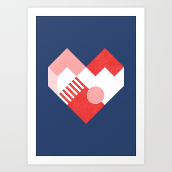 Heart II Art Print