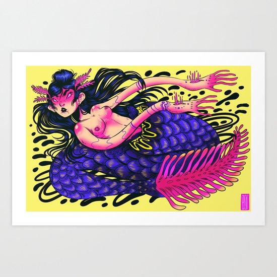 Mermaid Art Print