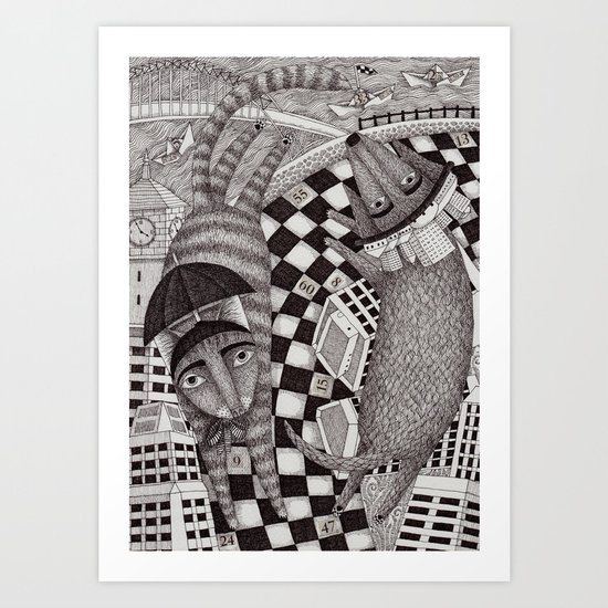 In The City Art Print