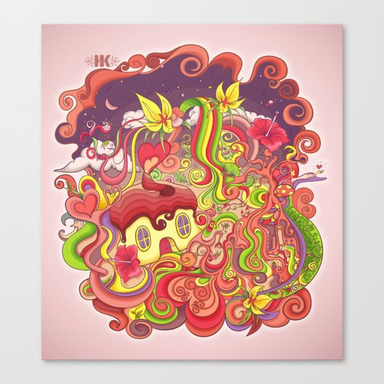 Cosmic Woods Canvas Print
