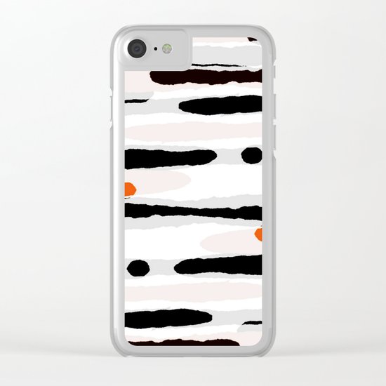 Camouflage II Clear iPhone Case