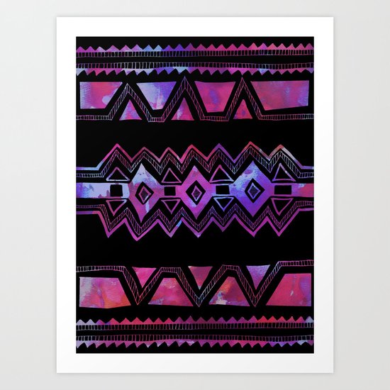 PATTERN {Tribal 001} Art Print