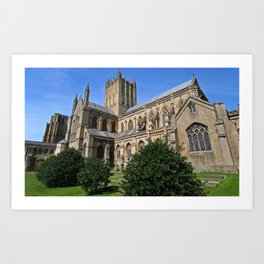 Cathedral Art Print | Church, Spiritual, Europe, Painting, Catholic, Religion, Christcross, Building, Jesus, Cathedral 
