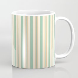 Regency Stripes (Mint Green & Cream) Coffee Mug | Regency, Bridgertons, Pastelgreen, Victorian, Stripes, Graphicdesign, England, Boho, Mintgreen, Green 