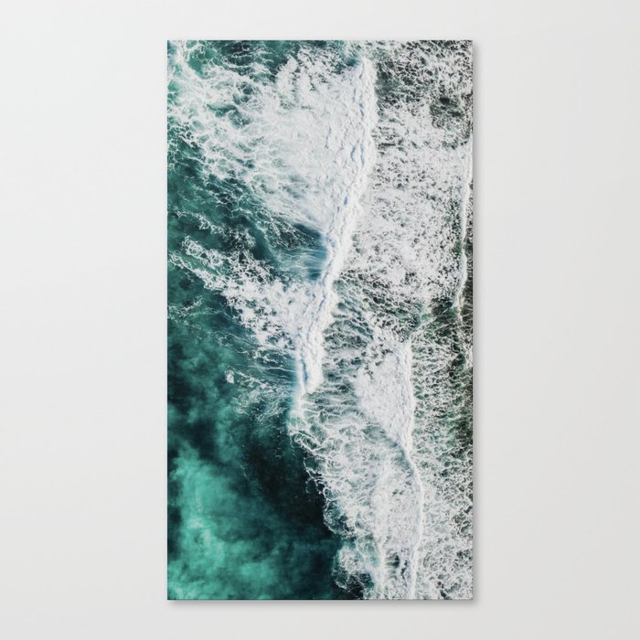 Waves and Waves Canvas Print