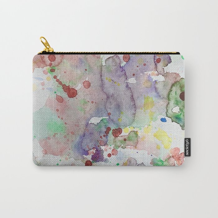 Abstract bright splashes Carry-All Pouch