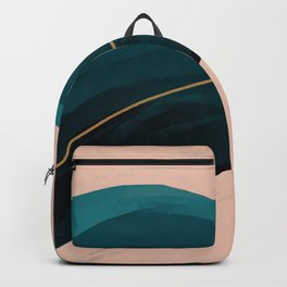 California Watercolor Winter Backpack