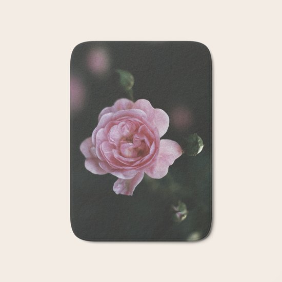 pink rose Bath Mat