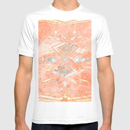 Sweet Pink Marble Design T Shirt