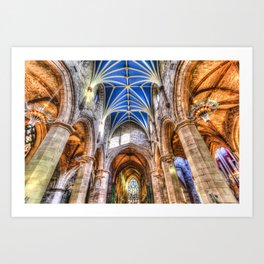 St Giles Cathedral Edinburgh Art Print
