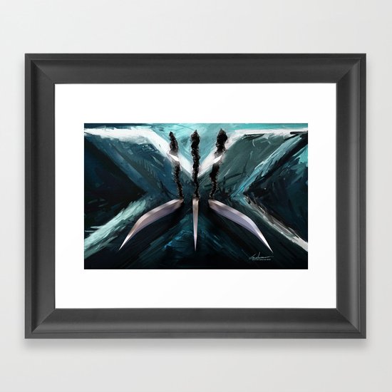 Mutant Canvas....X-Men Framed Art Print