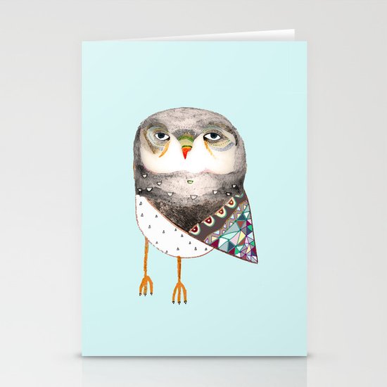 Owl by Ashley Percival Stationery Cards