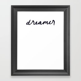 dreamer 3 Framed Art Print